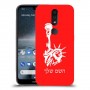 פסל החירות כיסוי מגן קשיח בעיצוב אישי עם השם שלך ל Nokia 4.2 יחידה אחת סקרין מובייל