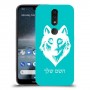 זאב כיסוי מגן קשיח בעיצוב אישי עם השם שלך ל Nokia 4.2 יחידה אחת סקרין מובייל