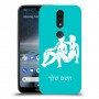 תאומים כיסוי מגן קשיח בעיצוב אישי עם השם שלך ל Nokia 4.2 יחידה אחת סקרין מובייל