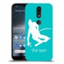 סקִי כיסוי מגן קשיח בעיצוב אישי עם השם שלך ל Nokia 4.2 יחידה אחת סקרין מובייל