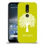 עץ כיסוי מגן קשיח בעיצוב אישי עם השם שלך ל Nokia 4.2 יחידה אחת סקרין מובייל