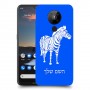 זברה כיסוי מגן קשיח בעיצוב אישי עם השם שלך ל Nokia 5.3 יחידה אחת סקרין מובייל