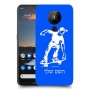 ילד סקייטבורד כיסוי מגן קשיח בעיצוב אישי עם השם שלך ל Nokia 5.3 יחידה אחת סקרין מובייל