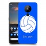 כדורעף - כדור כיסוי מגן קשיח בעיצוב אישי עם השם שלך ל Nokia 5.3 יחידה אחת סקרין מובייל