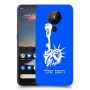 פסל החירות כיסוי מגן קשיח בעיצוב אישי עם השם שלך ל Nokia 5.3 יחידה אחת סקרין מובייל