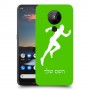 רץ כיסוי מגן קשיח בעיצוב אישי עם השם שלך ל Nokia 5.3 יחידה אחת סקרין מובייל