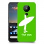 גלישה כיסוי מגן קשיח בעיצוב אישי עם השם שלך ל Nokia 5.3 יחידה אחת סקרין מובייל