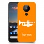 חצוצרה כיסוי מגן קשיח בעיצוב אישי עם השם שלך ל Nokia 5.3 יחידה אחת סקרין מובייל