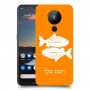 דגים כיסוי מגן קשיח בעיצוב אישי עם השם שלך ל Nokia 5.3 יחידה אחת סקרין מובייל