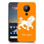אריה כיסוי מגן קשיח בעיצוב אישי עם השם שלך ל Nokia 5.3 יחידה אחת סקרין מובייל