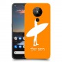 גלישה כיסוי מגן קשיח בעיצוב אישי עם השם שלך ל Nokia 5.3 יחידה אחת סקרין מובייל