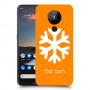 שלג כיסוי מגן קשיח בעיצוב אישי עם השם שלך ל Nokia 5.3 יחידה אחת סקרין מובייל