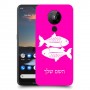דגים כיסוי מגן קשיח בעיצוב אישי עם השם שלך ל Nokia 5.3 יחידה אחת סקרין מובייל