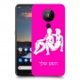 תאומים כיסוי מגן קשיח בעיצוב אישי עם השם שלך ל Nokia 5.3 יחידה אחת סקרין מובייל
