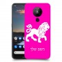 אריה כיסוי מגן קשיח בעיצוב אישי עם השם שלך ל Nokia 5.3 יחידה אחת סקרין מובייל