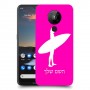 גלישה כיסוי מגן קשיח בעיצוב אישי עם השם שלך ל Nokia 5.3 יחידה אחת סקרין מובייל