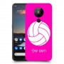 כדורעף - כדור כיסוי מגן קשיח בעיצוב אישי עם השם שלך ל Nokia 5.3 יחידה אחת סקרין מובייל
