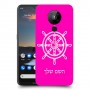 הגה - קפטן - ים כיסוי מגן קשיח בעיצוב אישי עם השם שלך ל Nokia 5.3 יחידה אחת סקרין מובייל