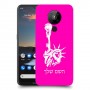 פסל החירות כיסוי מגן קשיח בעיצוב אישי עם השם שלך ל Nokia 5.3 יחידה אחת סקרין מובייל