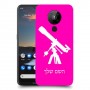 טלסקופ כיסוי מגן קשיח בעיצוב אישי עם השם שלך ל Nokia 5.3 יחידה אחת סקרין מובייל