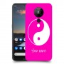 סמל יינג יאנג - סין כיסוי מגן קשיח בעיצוב אישי עם השם שלך ל Nokia 5.3 יחידה אחת סקרין מובייל