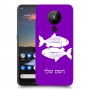 דגים כיסוי מגן קשיח בעיצוב אישי עם השם שלך ל Nokia 5.3 יחידה אחת סקרין מובייל