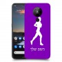 ג'וגלין - אישה כיסוי מגן קשיח בעיצוב אישי עם השם שלך ל Nokia 5.3 יחידה אחת סקרין מובייל