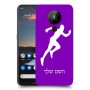 רץ כיסוי מגן קשיח בעיצוב אישי עם השם שלך ל Nokia 5.3 יחידה אחת סקרין מובייל