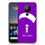 צניחה חופשית כיסוי מגן קשיח בעיצוב אישי עם השם שלך ל Nokia 5.3 יחידה אחת סקרין מובייל