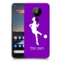 כדורגל - אישה כיסוי מגן קשיח בעיצוב אישי עם השם שלך ל Nokia 5.3 יחידה אחת סקרין מובייל