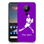 שחקן טניס כיסוי מגן קשיח בעיצוב אישי עם השם שלך ל Nokia 5.3 יחידה אחת סקרין מובייל