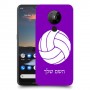 כדורעף - כדור כיסוי מגן קשיח בעיצוב אישי עם השם שלך ל Nokia 5.3 יחידה אחת סקרין מובייל