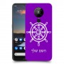 הגה - קפטן - ים כיסוי מגן קשיח בעיצוב אישי עם השם שלך ל Nokia 5.3 יחידה אחת סקרין מובייל