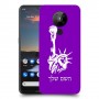 פסל החירות כיסוי מגן קשיח בעיצוב אישי עם השם שלך ל Nokia 5.3 יחידה אחת סקרין מובייל