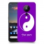 סמל יינג יאנג - סין כיסוי מגן קשיח בעיצוב אישי עם השם שלך ל Nokia 5.3 יחידה אחת סקרין מובייל