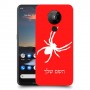 עכביש כיסוי מגן קשיח בעיצוב אישי עם השם שלך ל Nokia 5.3 יחידה אחת סקרין מובייל