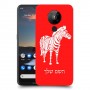 זברה כיסוי מגן קשיח בעיצוב אישי עם השם שלך ל Nokia 5.3 יחידה אחת סקרין מובייל