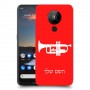 חצוצרה כיסוי מגן קשיח בעיצוב אישי עם השם שלך ל Nokia 5.3 יחידה אחת סקרין מובייל