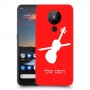 כינור כיסוי מגן קשיח בעיצוב אישי עם השם שלך ל Nokia 5.3 יחידה אחת סקרין מובייל