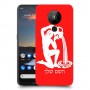 דלי כיסוי מגן קשיח בעיצוב אישי עם השם שלך ל Nokia 5.3 יחידה אחת סקרין מובייל