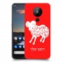 טלה כיסוי מגן קשיח בעיצוב אישי עם השם שלך ל Nokia 5.3 יחידה אחת סקרין מובייל