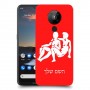 תאומים כיסוי מגן קשיח בעיצוב אישי עם השם שלך ל Nokia 5.3 יחידה אחת סקרין מובייל