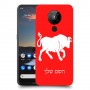 שור כיסוי מגן קשיח בעיצוב אישי עם השם שלך ל Nokia 5.3 יחידה אחת סקרין מובייל