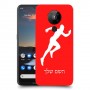 רץ כיסוי מגן קשיח בעיצוב אישי עם השם שלך ל Nokia 5.3 יחידה אחת סקרין מובייל