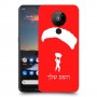 צניחה חופשית כיסוי מגן קשיח בעיצוב אישי עם השם שלך ל Nokia 5.3 יחידה אחת סקרין מובייל