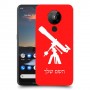 טלסקופ כיסוי מגן קשיח בעיצוב אישי עם השם שלך ל Nokia 5.3 יחידה אחת סקרין מובייל