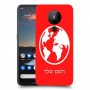 עולם כיסוי מגן קשיח בעיצוב אישי עם השם שלך ל Nokia 5.3 יחידה אחת סקרין מובייל