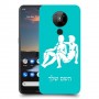 תאומים כיסוי מגן קשיח בעיצוב אישי עם השם שלך ל Nokia 5.3 יחידה אחת סקרין מובייל