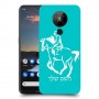 רוכב סוסים - גבר כיסוי מגן קשיח בעיצוב אישי עם השם שלך ל Nokia 5.3 יחידה אחת סקרין מובייל