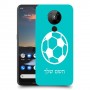 כדורגל - כדור כיסוי מגן קשיח בעיצוב אישי עם השם שלך ל Nokia 5.3 יחידה אחת סקרין מובייל